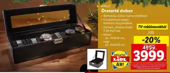 Lidl AURIOL Óratartó doboz 1 db ajánlat