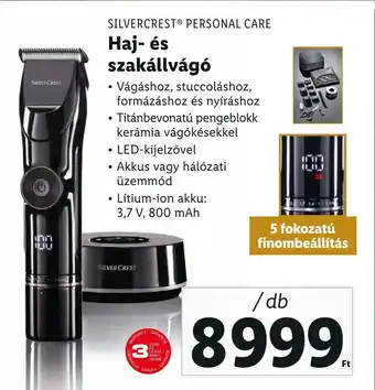 Lidl SILVERCREST PERSONAL CARE Haj- és szakállvágó 1 db ajánlat