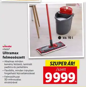 Lidl vileda Ultramax felmosószett ajánlat