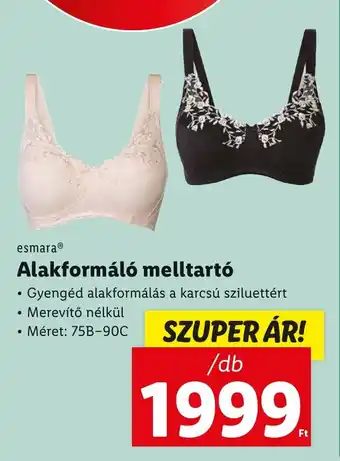 Lidl esmara Alakformáló melltartó 1 db ajánlat