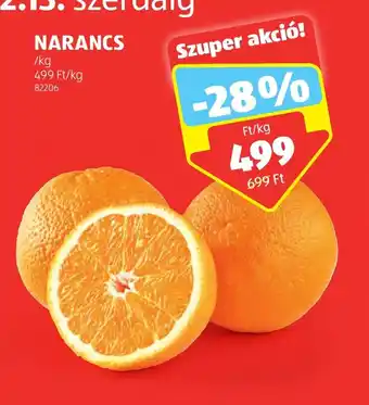 ALDI NARANCS 1 kg ajánlat