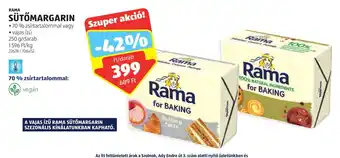 ALDI RAMA SÜTŐMARGARIN 250 g ajánlat
