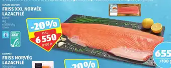 ALDI ALMARE SEAFOOD FRISS XXL NORVÉG LAZACFILÉ 1 kg ajánlat