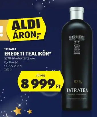 TATRATEA EREDETI TEALIKŐR 0,7 l