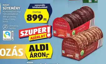 ALDI MONARC SÜTEMÉNY 300 g ajánlat