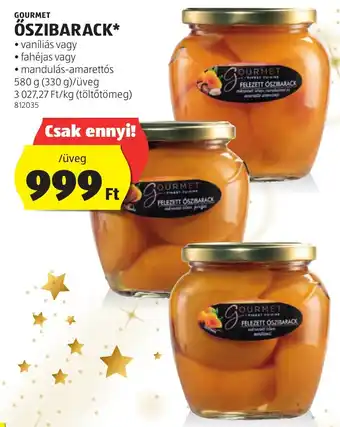 GOURMET ŐSZIBARACK 580g