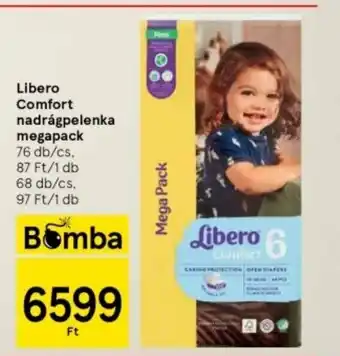 Tesco Libero Comfort nadrágpelenka megapack ajánlat