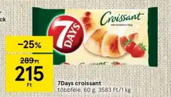 Tesco 7Days croissant 60 g ajánlat