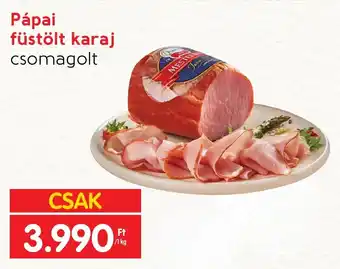 Spar Pápai füstölt karaj 1kg ajánlat