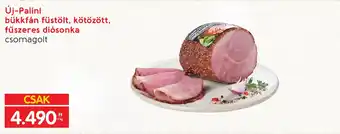 Spar Új Palini bükkfán füstölt kötözött fűszeres diósonka 1kg ajánlat