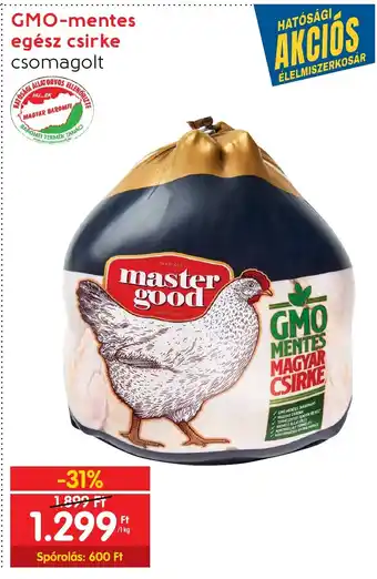 Spar GMO-mentes egész csirke 1 kg ajánlat