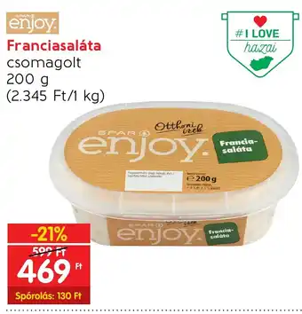 Spar SPAR Franciasaláta 200 g ajánlat