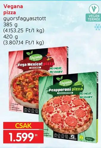 Spar Vegana pizza 385 / 420 g ajánlat