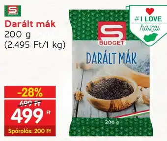 Darált mák 200 g