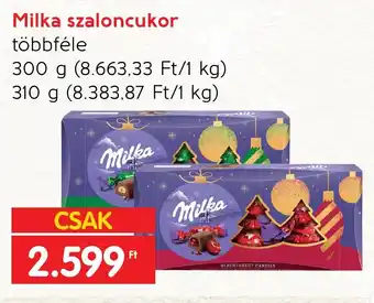 Spar Milka szaloncukor 300 / 310 g ajánlat