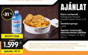 Spar Kijevi csirkemell stb. 2 db / 1 adag / 750 ml ajánlat