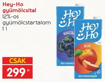 Spar Hey-Ho gyümölcsital 1 l ajánlat