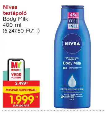 Spar Nivea testápoló 400 ml ajánlat