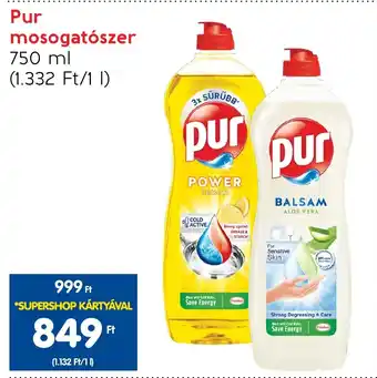 Spar Pur mosogatószer 750 ml ajánlat