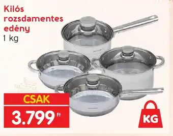 Spar Kilós rozsdamentes edény 1 kg ajánlat
