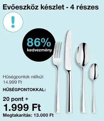 Spar Evőeszköz készlet - 4 részes ajánlat