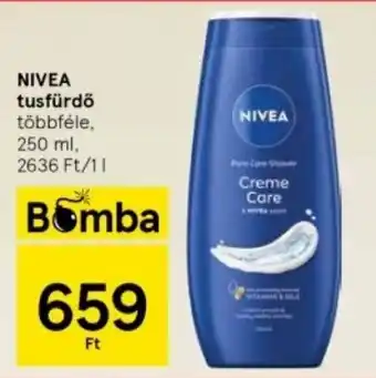 Tesco NIVEA tusfürdő 250 ml ajánlat