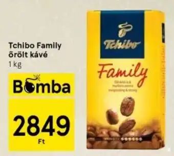 Tesco Tchibo Family őrölt kávé 1 kg ajánlat