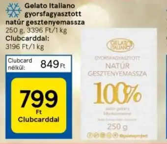Gelato Italiano gyorsfagyasztott natúr gesztenyemassza 250 g