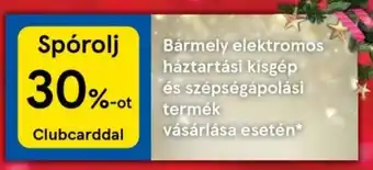 Tesco Bármely elektromos háztartási kisgép stb. vásárlása esetén ajánlat