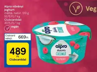 Tesco Alpro növényi joghurt 120 g ajánlat