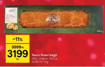 Tesco Tesco finest bejgli 500 g ajánlat