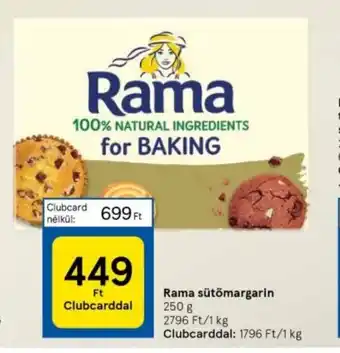 Tesco Rama sütőmargarin 250 g ajánlat