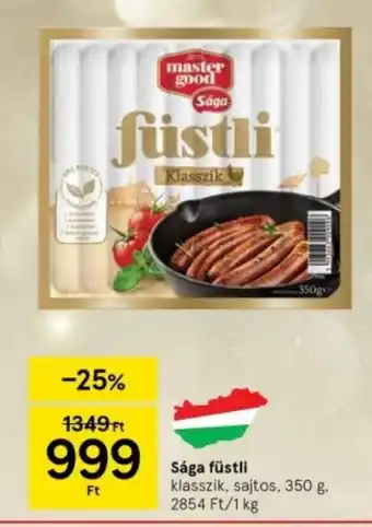 Tesco Sága füstli 350 g ajánlat