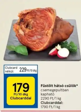 Füstölt hátsó csülök 10 dkg