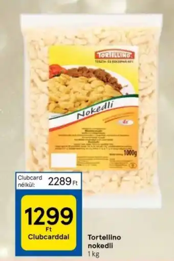 Tesco Tortellino nokedli 1 kg ajánlat