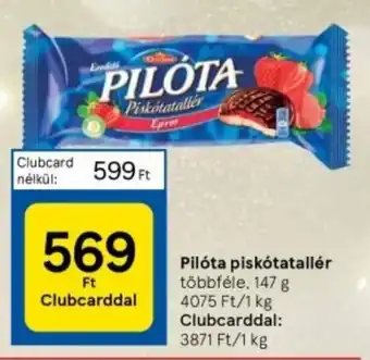 Tesco Pilóta piskótatallér 147 g ajánlat