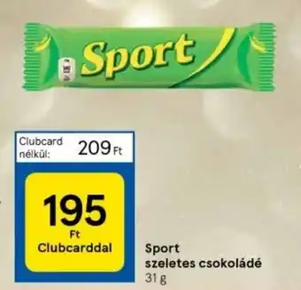 Tesco Sport szeletes csokoládé 31 g ajánlat