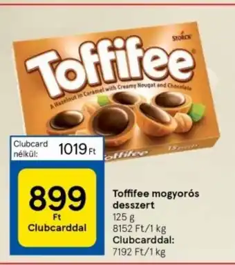 Tesco Toffifee mogyorós desszert 125 g ajánlat