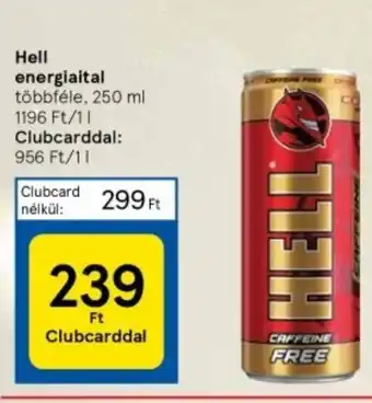 Tesco Hell energiaital 250 ml ajánlat