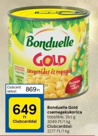 Tesco Bonduelle Gold csemegekukorica 285 g ajánlat