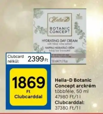 Helia-D Botanic Concept arckrém 50 ml