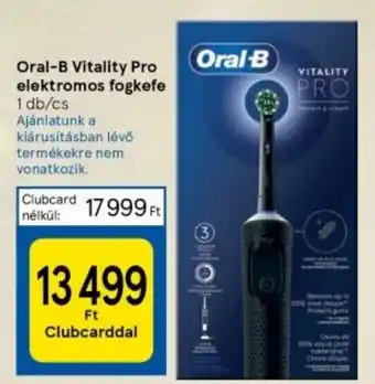 Tesco Oral-B Vitality Pro elektromos fogkefe 1 db ajánlat