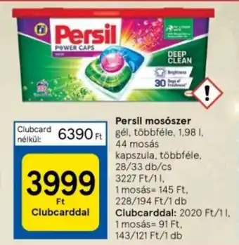 Tesco Persil mosószer 1,98 l / 28 - 33 db ajánlat