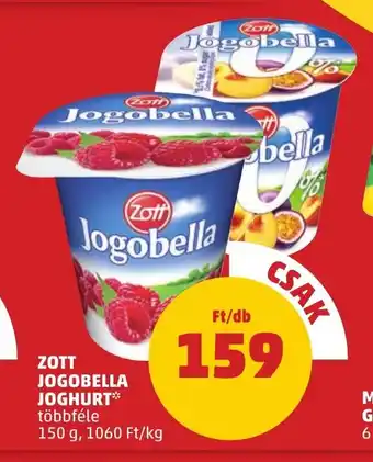 PENNY ZOTT JOGOBELLA JOGHURT 150 g ajánlat