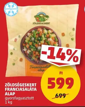 PENNY ZÖLDSÉGESKERT FRANCIASALÁTA ALAP 1 kg ajánlat