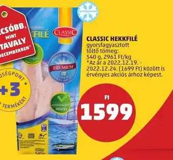 PENNY CLASSIC HEKKFILÉ 540 g ajánlat