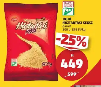 PENNY TRIJÓ HÁZTARTÁSI KEKSZ 500 g ajánlat