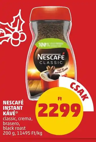 PENNY NESCAFÉ INSTANT KÁVÉ 200 g ajánlat