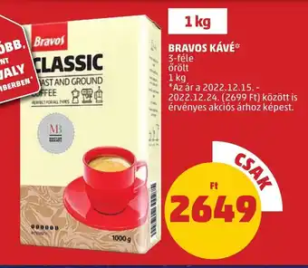 PENNY BRAVOS KÁVÉ 1 kg ajánlat