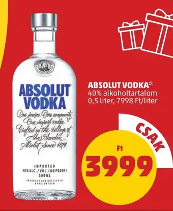 ABSOLUT VODKA 0,5 l